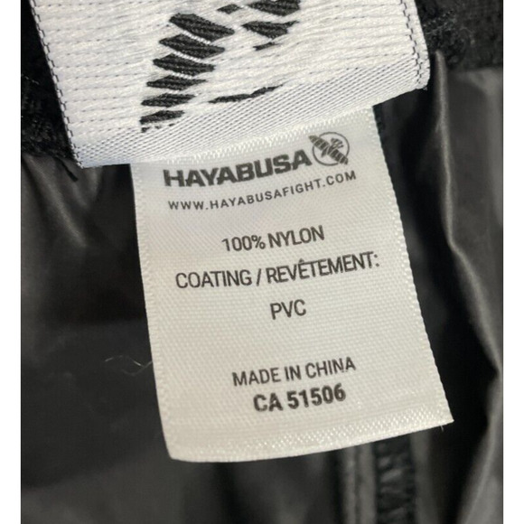 Hayabusa Pro Sauna Pants Mens‎ XL Black Fight Boxing Training Performance - Picture 10 of 15